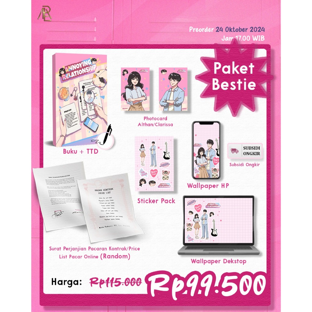 PRE ORDER NOVEL 'ANNOYING RELATIONSHIP'