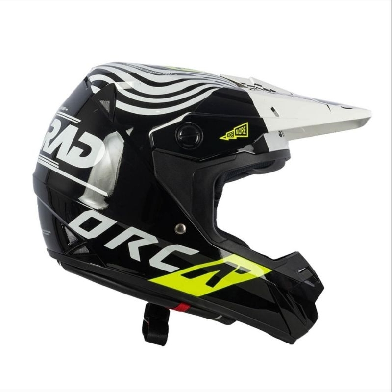 Helm Orca RSV Helmet Black White Fluo