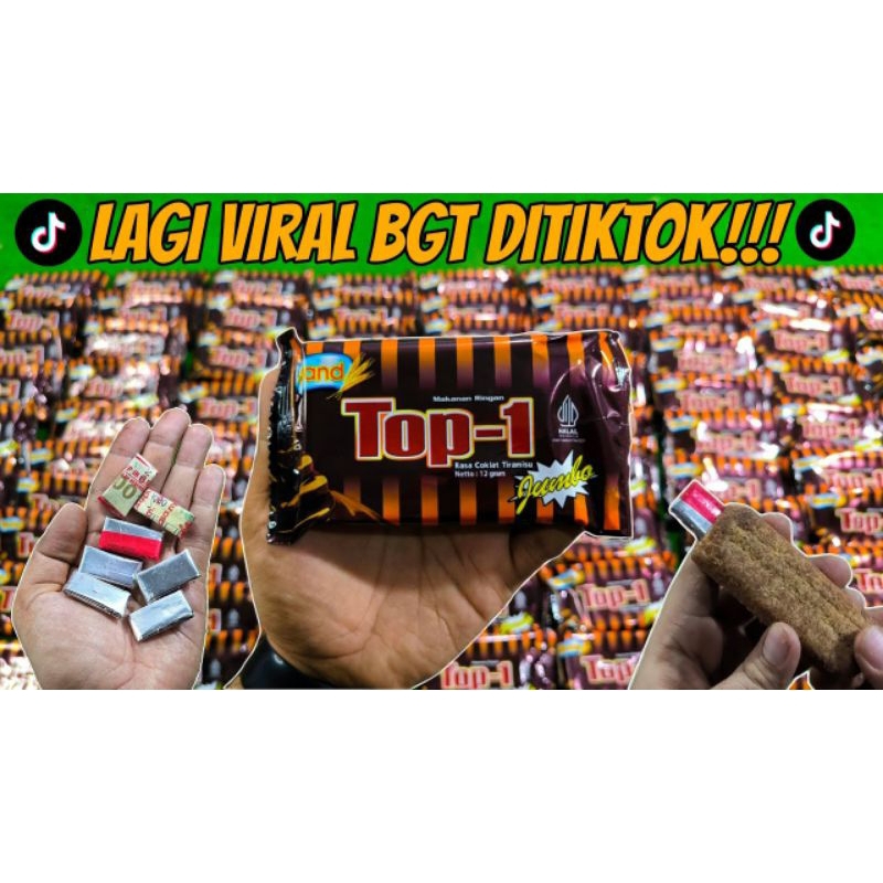 

Chiki top 1 jumbo berhadiah uang tunai /1 renceng 10 pcs)