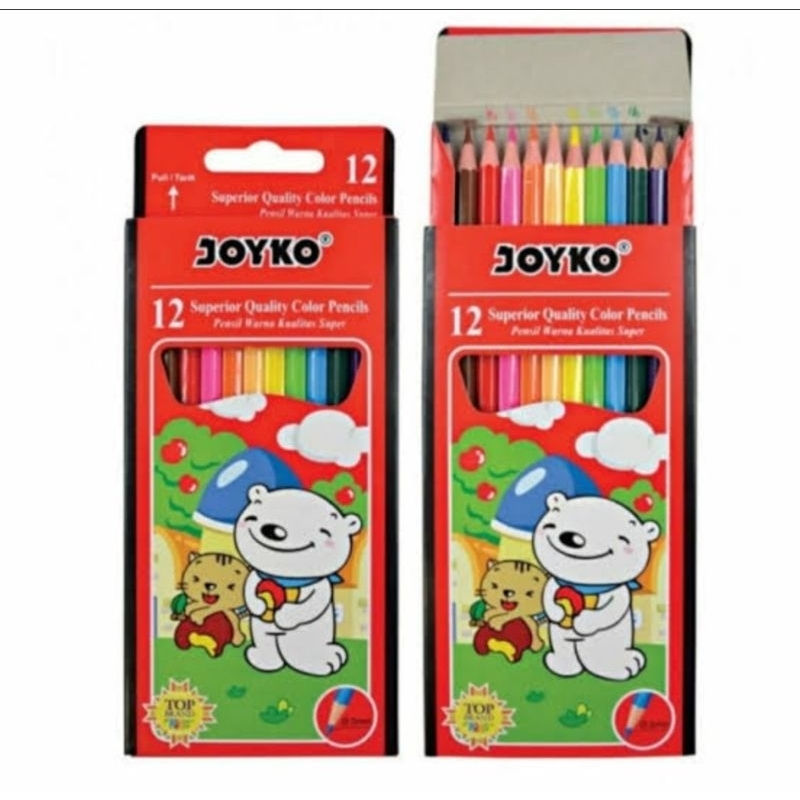 

( 12 Set ) Pensil Warna Joyko 12w CP-12PB