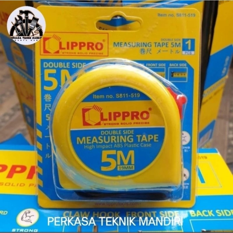 Lippro Meteran Measuring Tape Lippro - - 5mtr S811 - 519