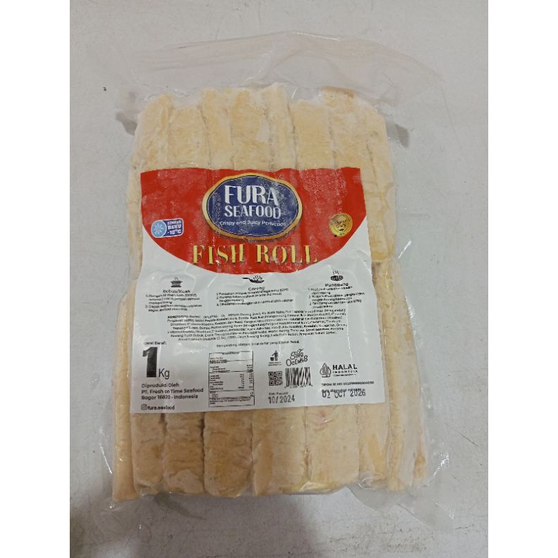 

Fura Fish Roll 1kg 40pcs/ Fish Roll olahan ikan