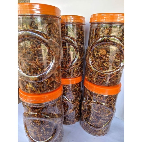 

promo belalang goreng utis padi kemasan toples sosis sonice pedas gurh pedas anis original extra pedas