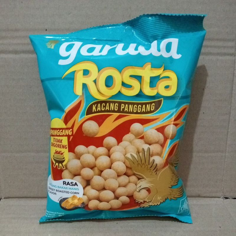 

Rosta Kacang Panggang Garuda Rasa Jagung Bakar Manis.95g