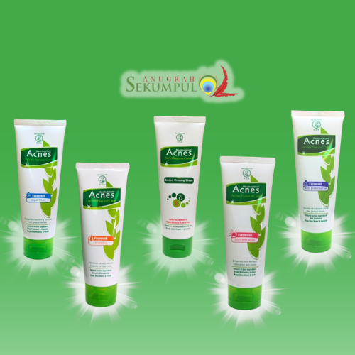 ACNES Facial Wash - creamy wash yogurt touch oil control complete white deep pore cleanser 50g/100g