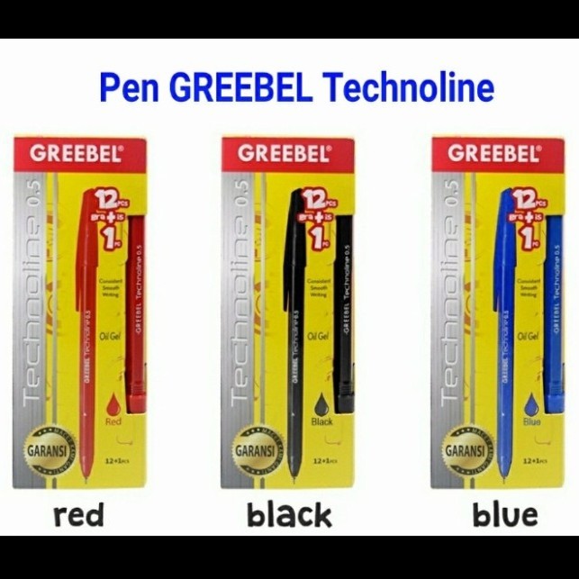 

PULPEN TECHNOLINE GREEBEL 12 + 1 PCS