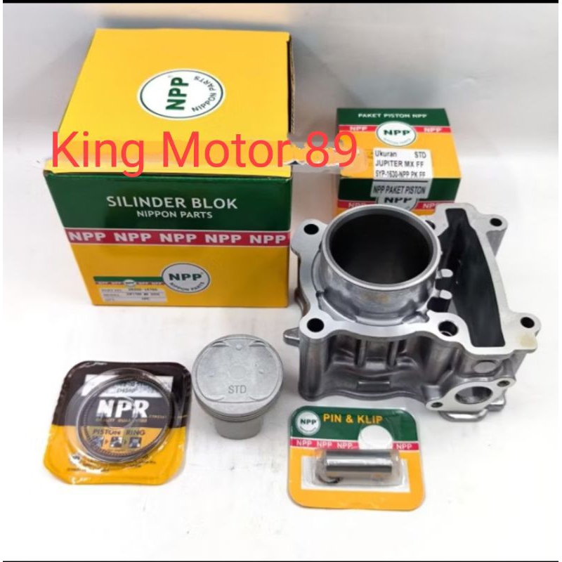 Blok seher boring cylinder set plus piston kit Jupiter mx lama MX new original npp