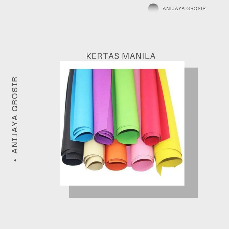 

KERTAS MANILA WARNA RANDOM BERKUALITAS Kantor Sekolah