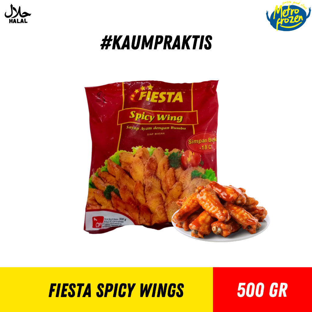 

Fiesta Spicy Wings 500gr