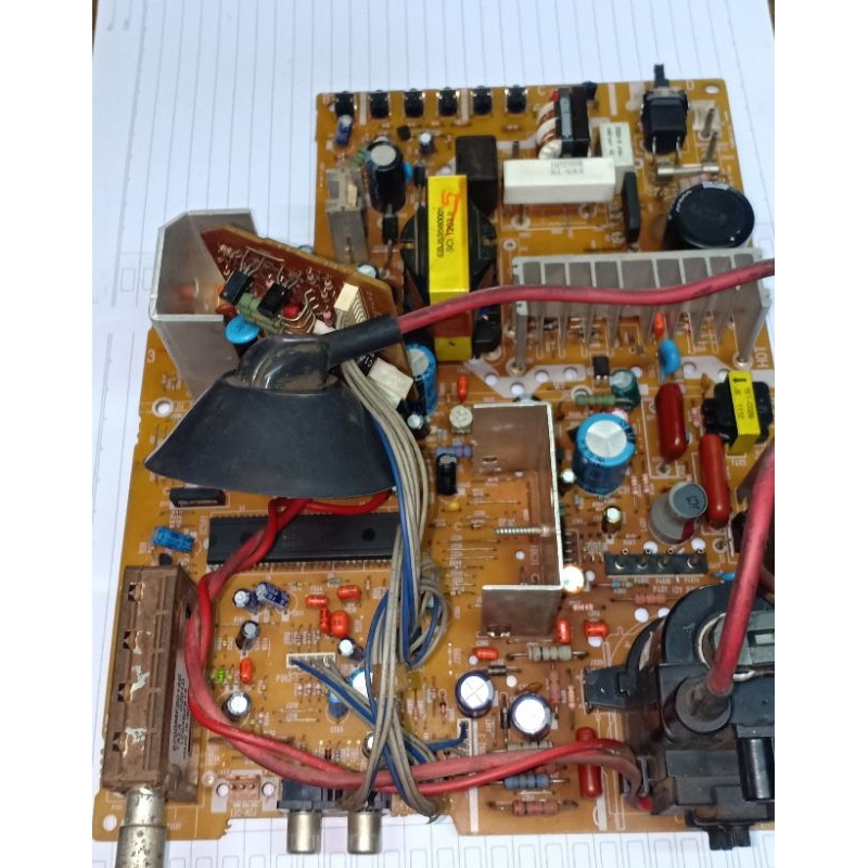 mesin tv tabung LG 14" normal