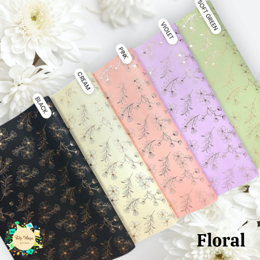 

TOKO ANQA - KERTAS KADO PREMIUM MEWAH FLORAL 64.5 X 48.5cm