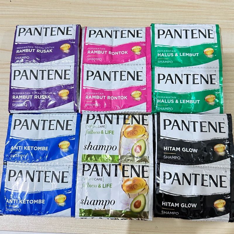 Shampoo Pantene hitam glow / shampoo Pantene anti ketombe