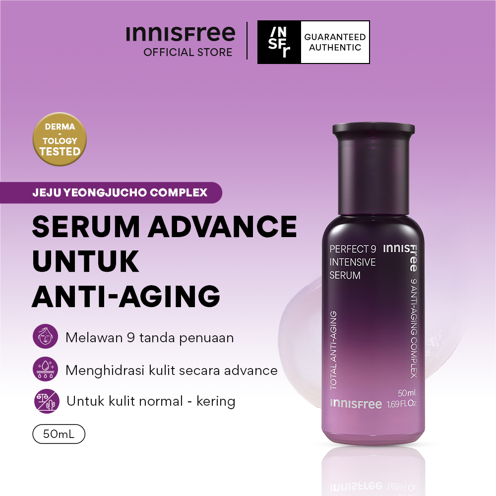 Innisfree Perfect 9 Intensive Serum 50ml - Serum Anti-aging untuk Perawatan Intensif