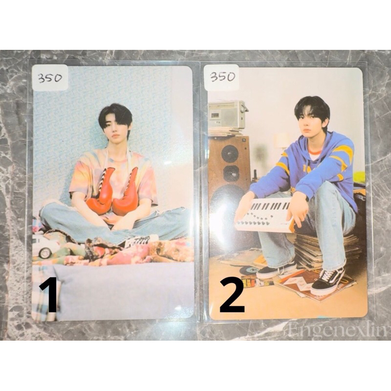 WTS ENHYPEN OFFICIAL PHOTOCARD SUNGHOON HEESEUNG HOODIE POB YES24 DIMENSSION DILEMMA D:D