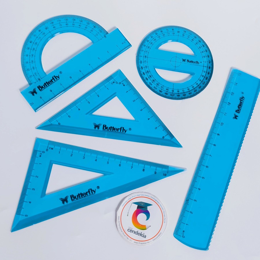 

Penggaris Set BUTTERFLY BT-500 isi 5