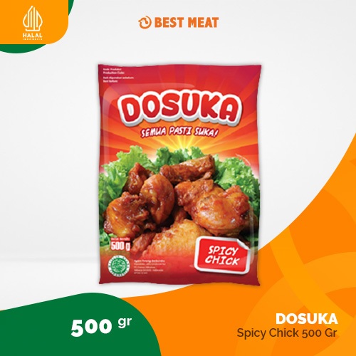 

Ayam Potong Dosuka Berbumbu Spicy Chick Dosuka 500 gr