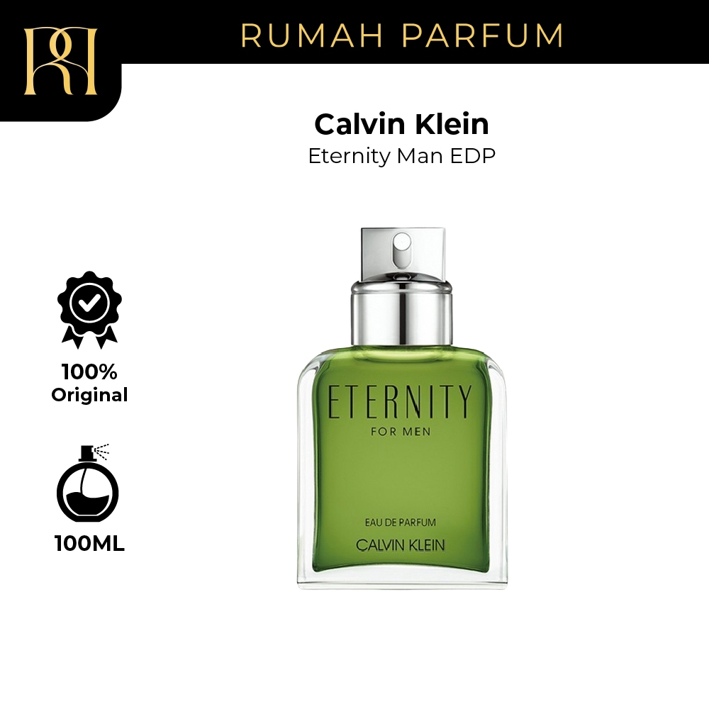 Parfum Pria Calvin Klein Eternity Man EDP (100 mL) Perfume Cowok Tahan Lama dan Wangi