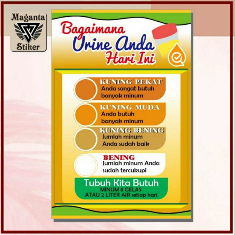 

stiker bagai mana urin anda hari ini