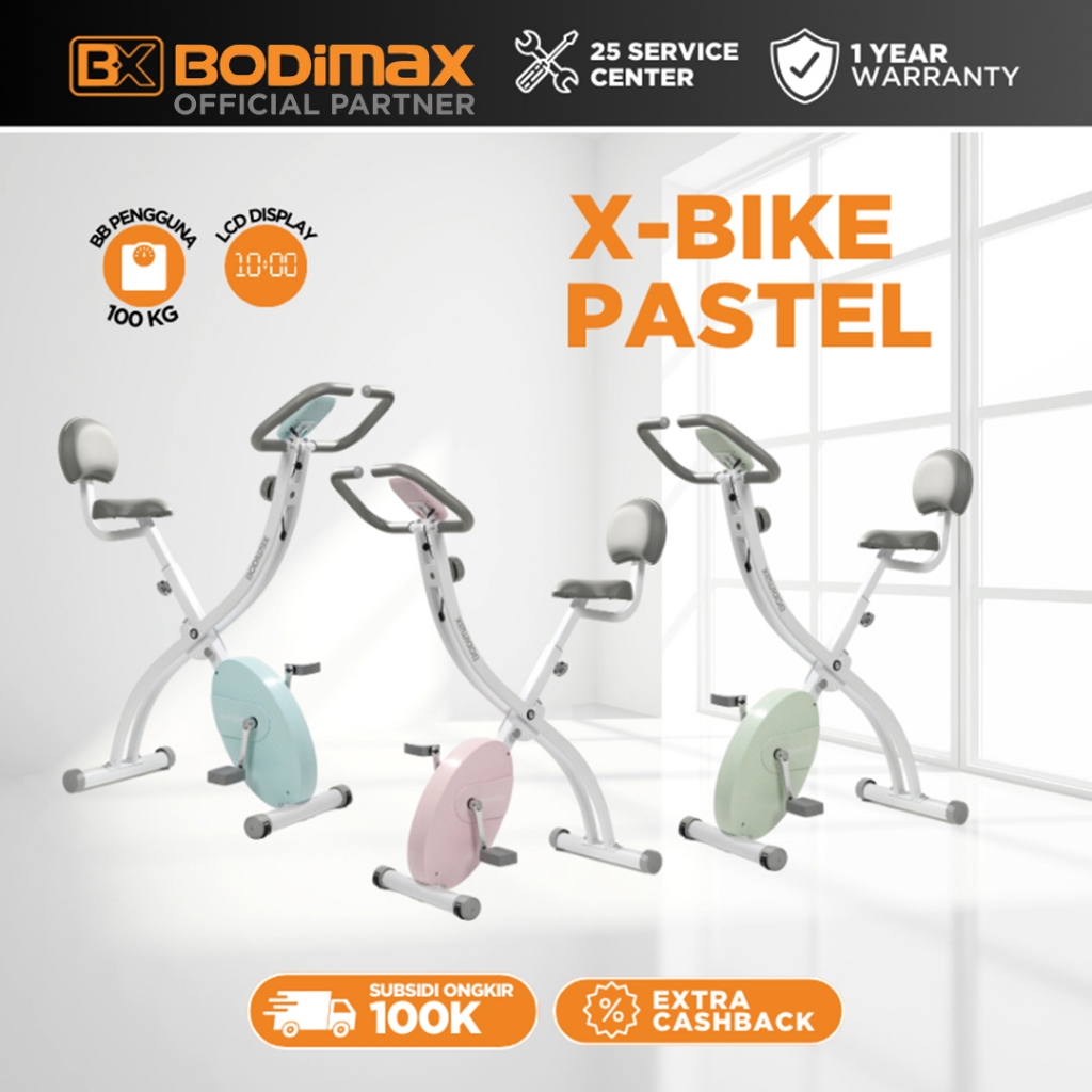 BODIMAX X-BIKE PASTEL SEPEDA STATIS