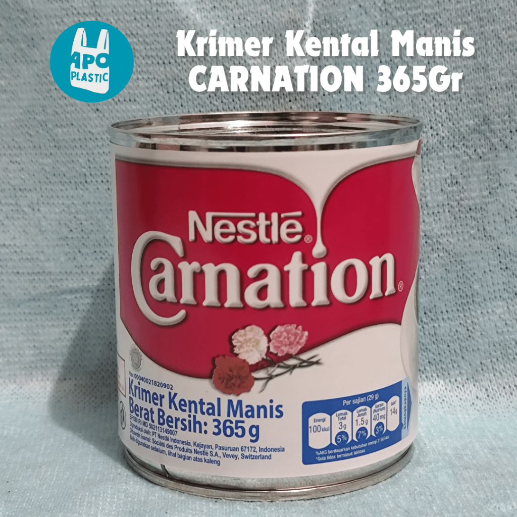 

SUSU KENTAL MANIS KALENG CARNATION 365GR