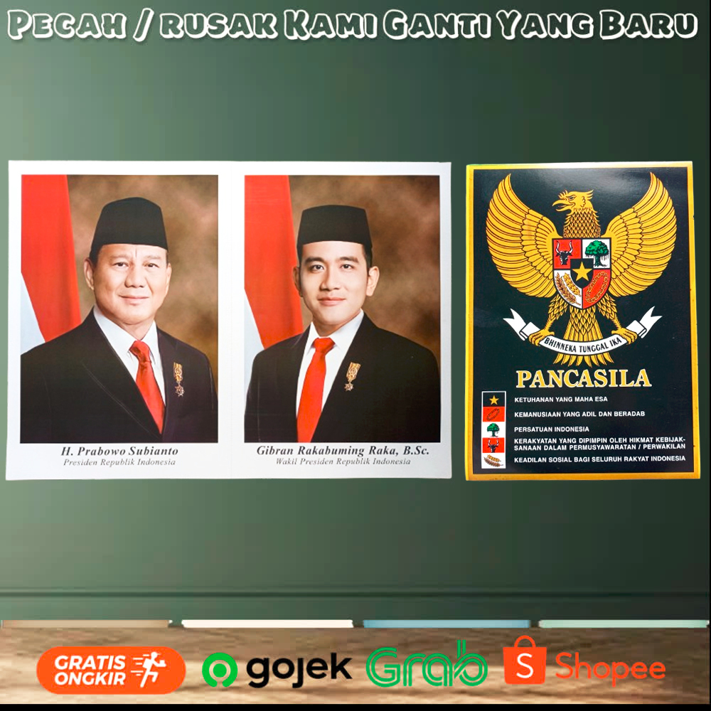 Foto Presiden & Wakil Presiden Priode 2024-2029