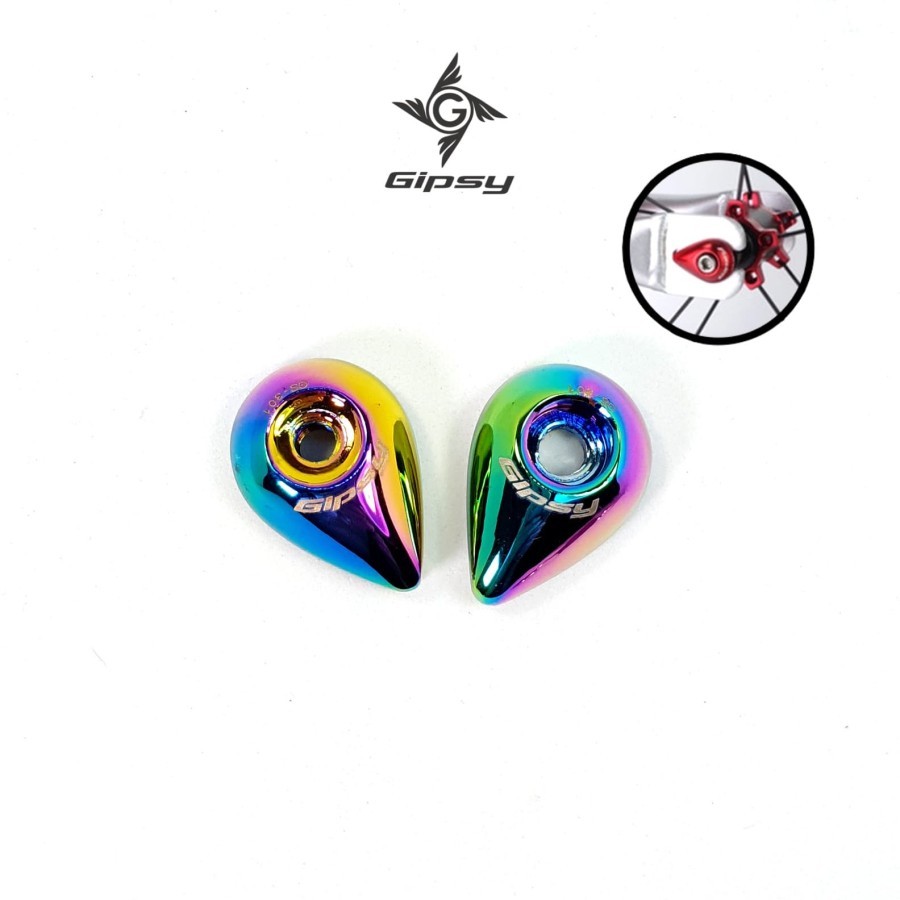 Gipsy GS-301 Push Balance Bike Aluminum CNC Hub Safe Hook Screws RAINBOW