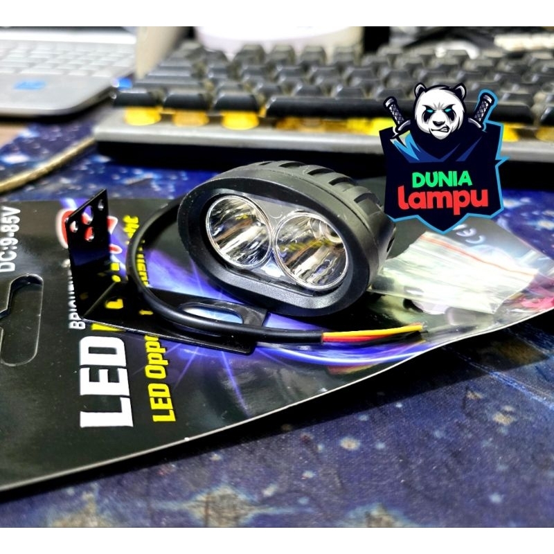 Lampu Tembak Sorot LED OWL 2 Mata