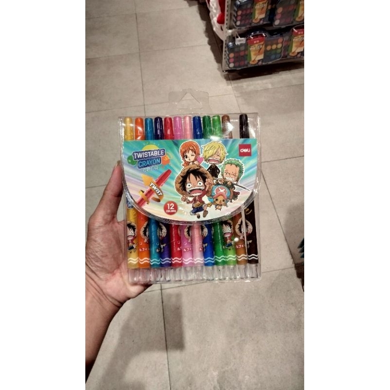

Crayon twist 12 warna One Piece