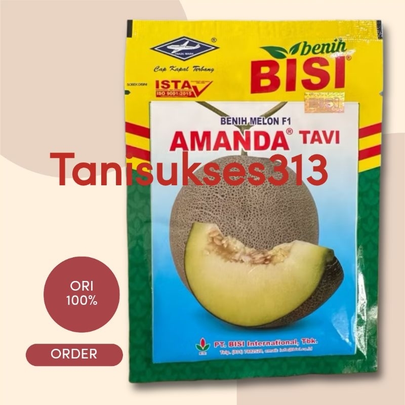 100% ASLI Benih melon Amanda tavi f1 550butir