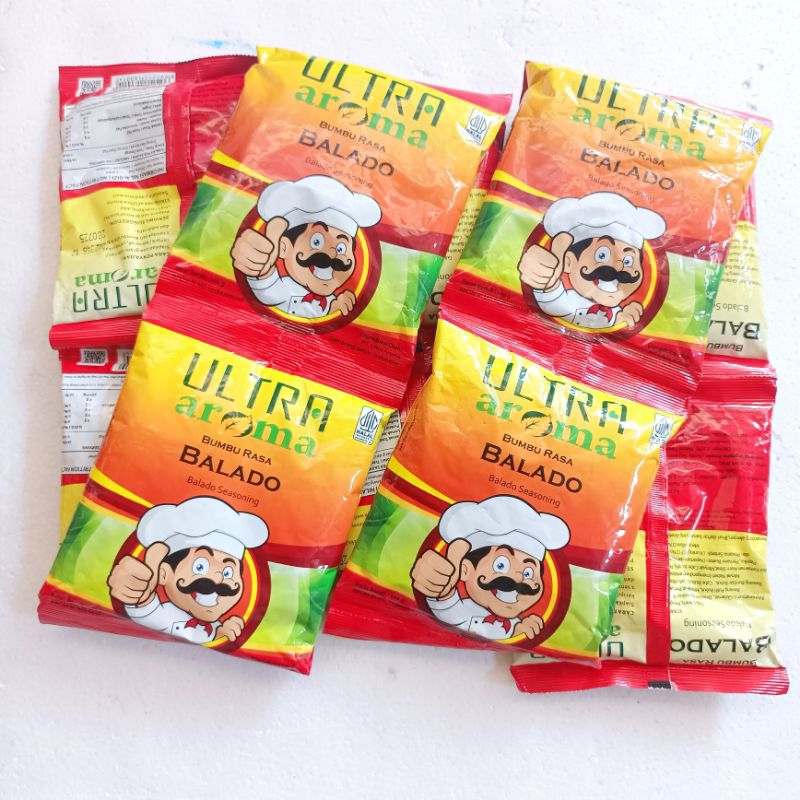 

Bumbu Balado Ultra Aroma 1 renteng 10 pcs