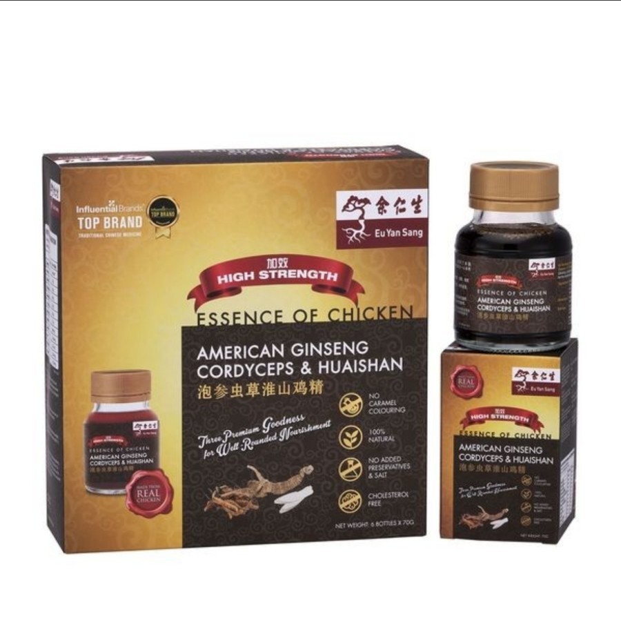 

Essence Of Chicken With American Ginseng, Cordyceps & Huaishan