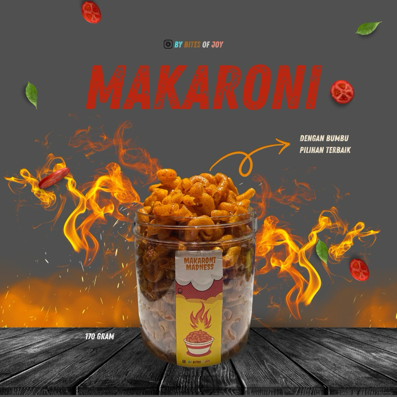 

makaroni madness pedas 170 gram