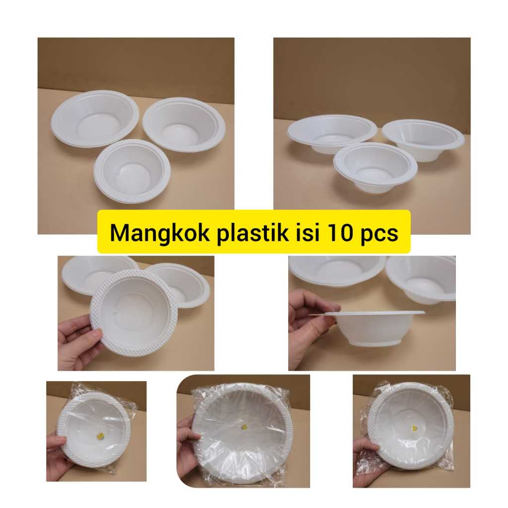 Mangkok plastik sekali pakai bakso 10 pcs LP023/024/025