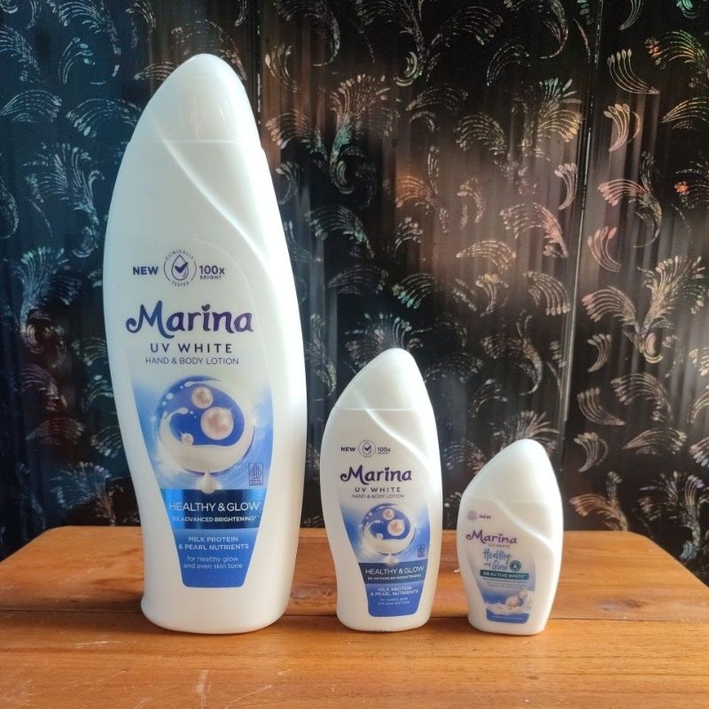 Marina UV White Hand & Body Lotion Series 460ml/92ml/50ml