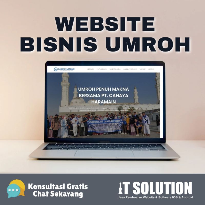 WEBSITE BISNIS AGEN TRAVEL HAJI UMROH - Produsen Jasa Web Aplikasi Software Marketing Digital - IT S