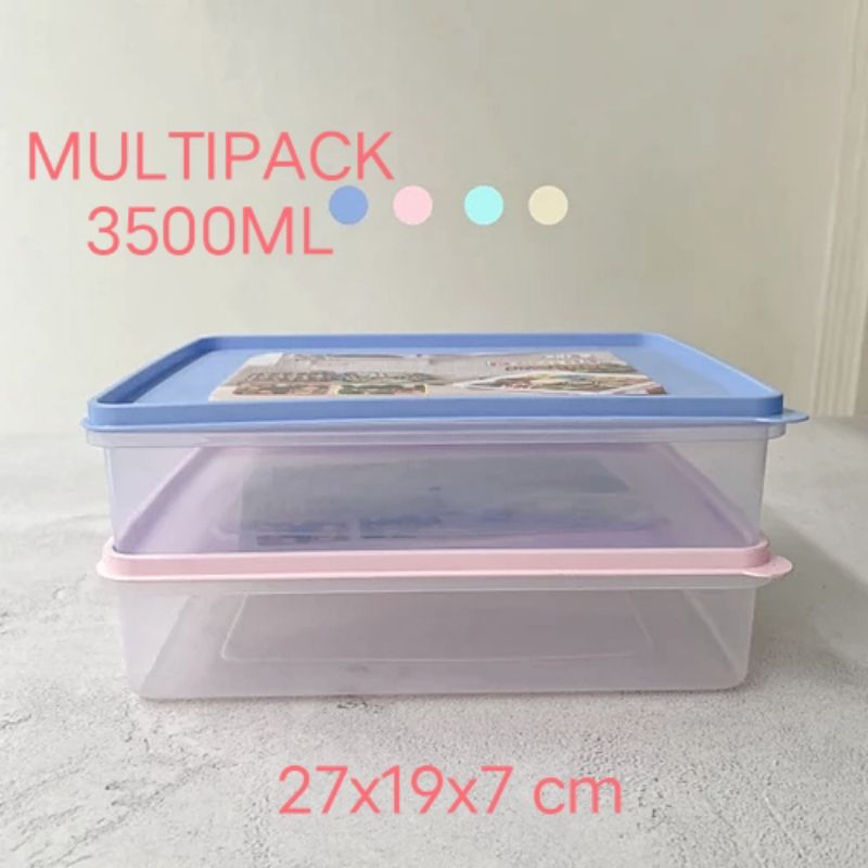 MULTIPACK KOTAK DONAT PLASTIK/ TEMPAT KUE/TOPLES KUE KERING/TEMPAT PENYIMPANAN MAKANAN FOOD STORAGE