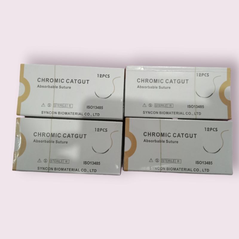 benang bedah cutgut chromic 5/0+Needle