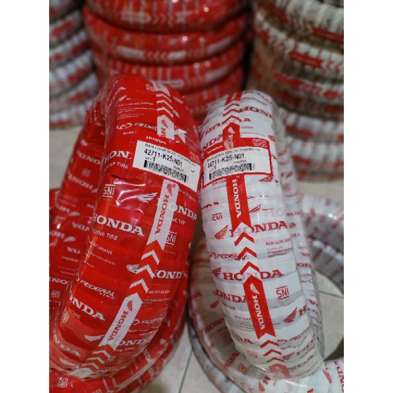 BAN LUAR TUBELESS ORIGINAL HONDA AHM BAN LUAR DEPAN BELAKANG VARIO 160 (K2S)