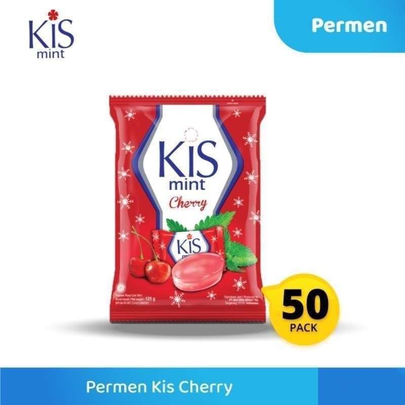 

PERMEN KIS MINT CHERRY 125GR 1 PACK ISI 50 PCS