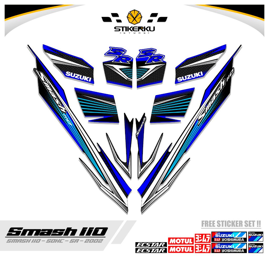 STICKER SMASH 110 R / MTF 9 / STRIPING SMASH 2002 / SETIKER SR / STIKER / STREPING / STIPING / SETRI