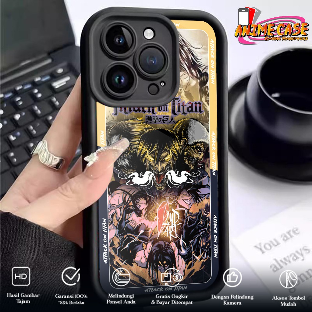 CASE ANIME FOR ALL TYPE CASE HP GLOSSY HARDCASE SOFTCASE HAPE ANIME CASE