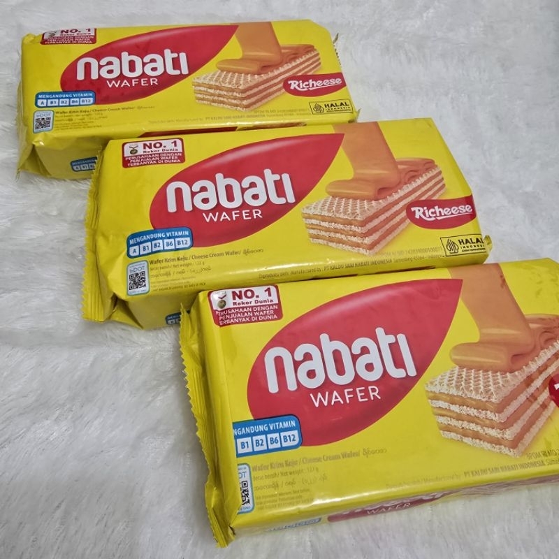 

Nabati Wafer Keju 122g Murah