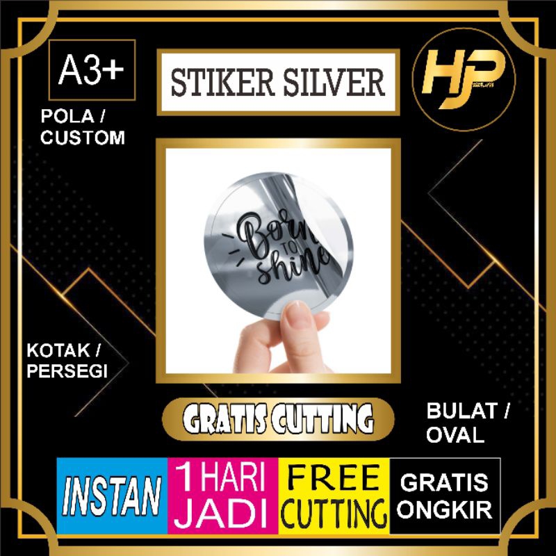 

Cetak | Print Stiker Silver