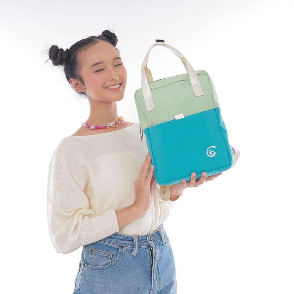 Mini Backpack Tas Ransel Kanvas Wanita Kecil Lucu Kekinian Tas Tab Tablet