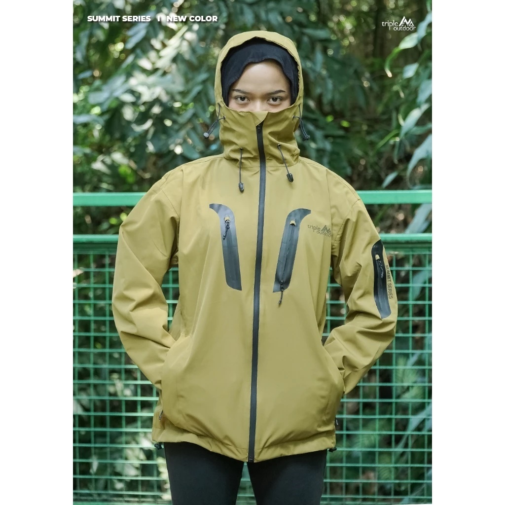 Jaket Gunung Triple Outdoor Summit - Jaket Outdoor Waterpoof Windproof
