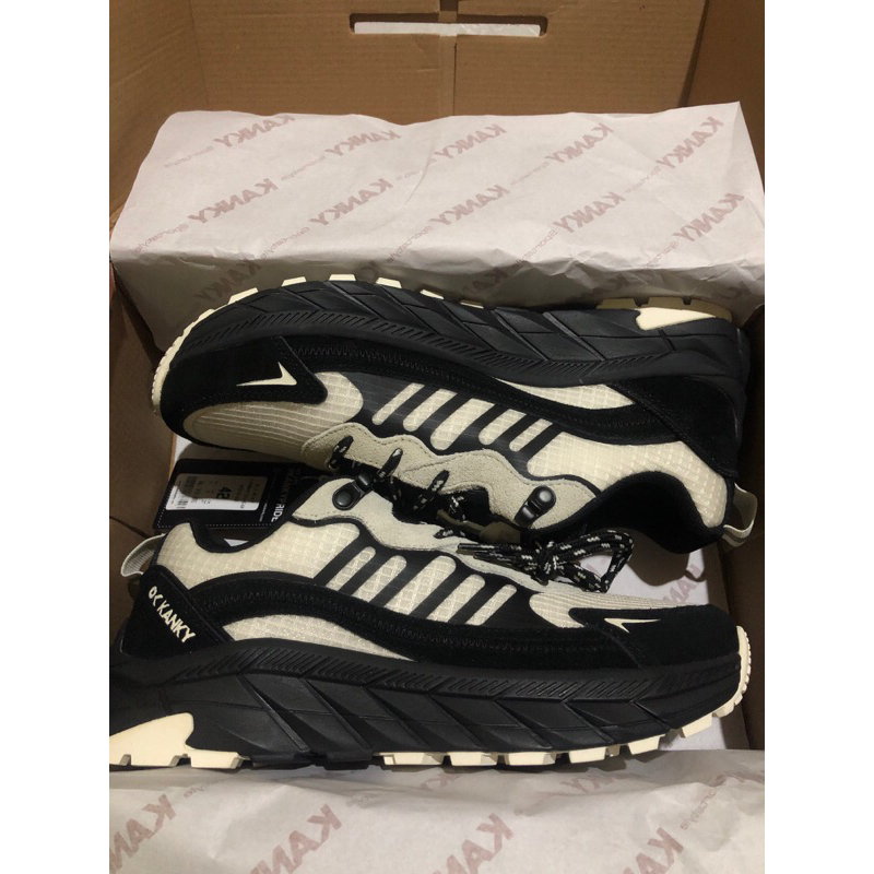 sepatu Kanky exc 2 orca / black and beige