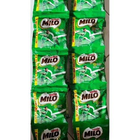 

MILO ACTIV-GO Susu Coklat Renteng 22g ( 1 renteng isi 10 sachet + 1 ) Nestle Susu Milo Coklat