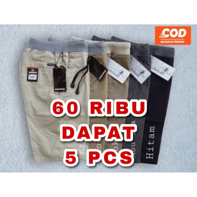 celana pendek chinos rip pinggang melar