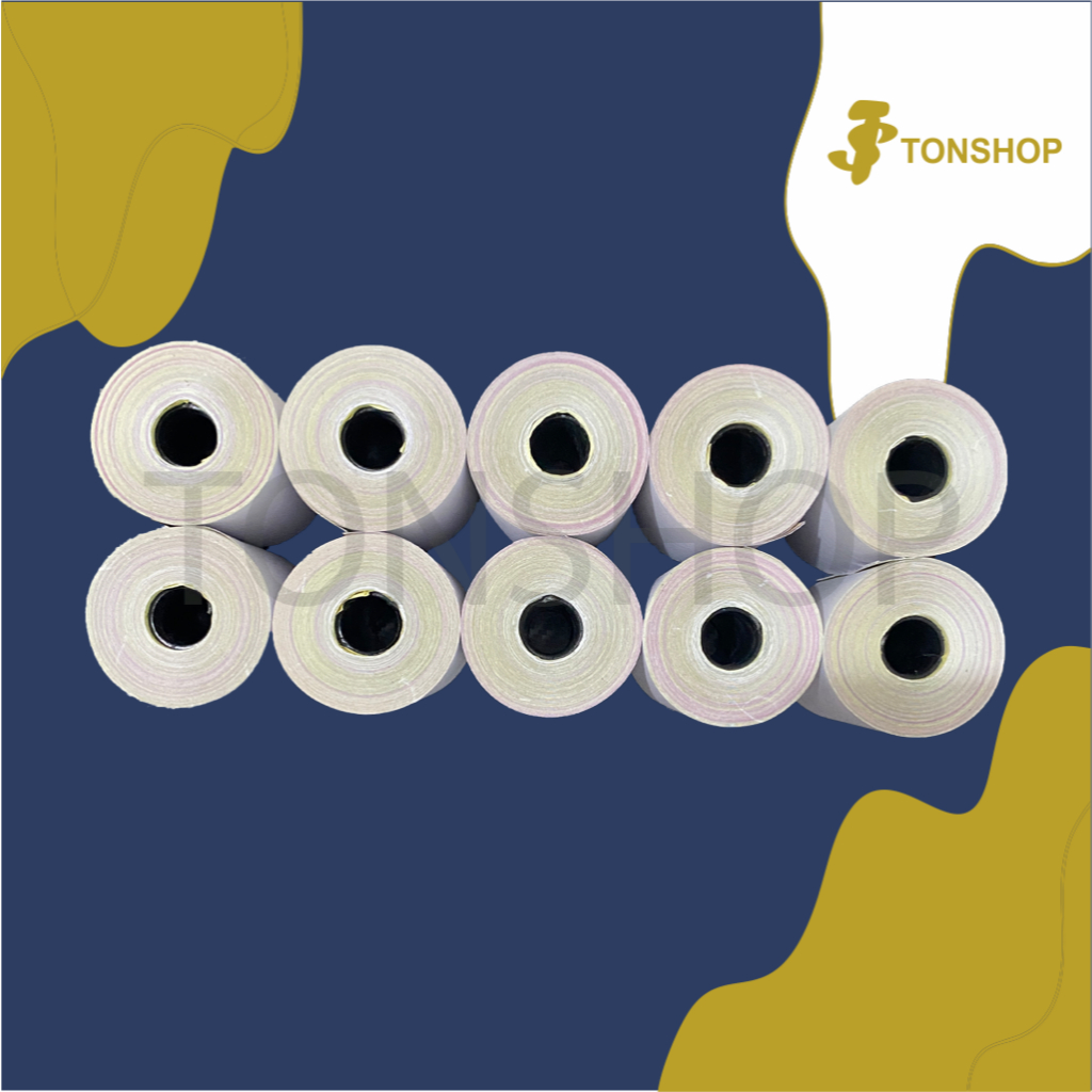 

1 SLOP - Kertas Kasir Struk Paper Roll HVS NCR 3Ply 75x65mm POS Printer Dot Matrix 75 x 65