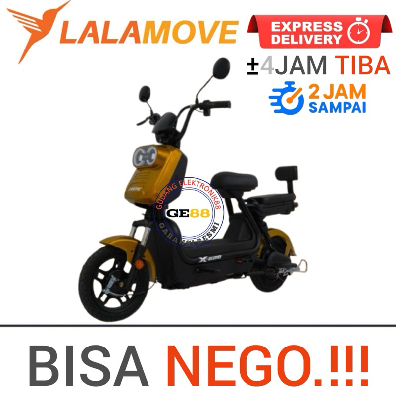 Sepeda Listrik Exotic X620 500Wat #Dewasa#anak-anak By Pasific Sepeda Listrik Murah